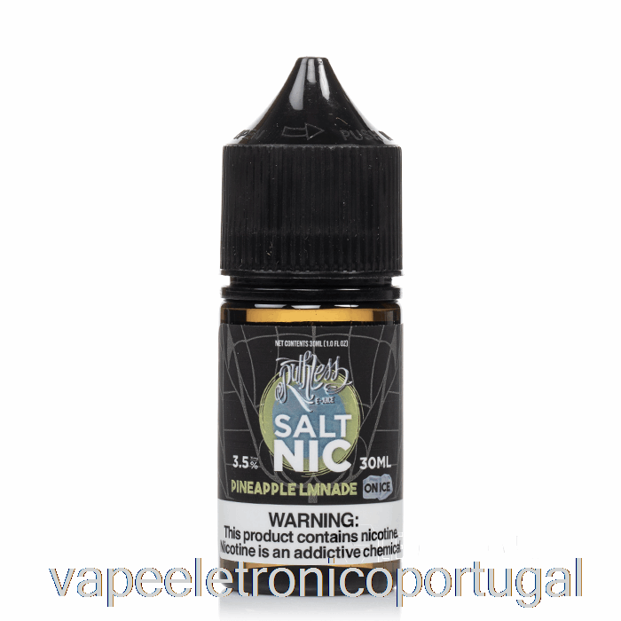 Vape Eletronico Limonada De Abacaxi Com Gelo - Sais Implacáveis ​​- 30ml 35mg